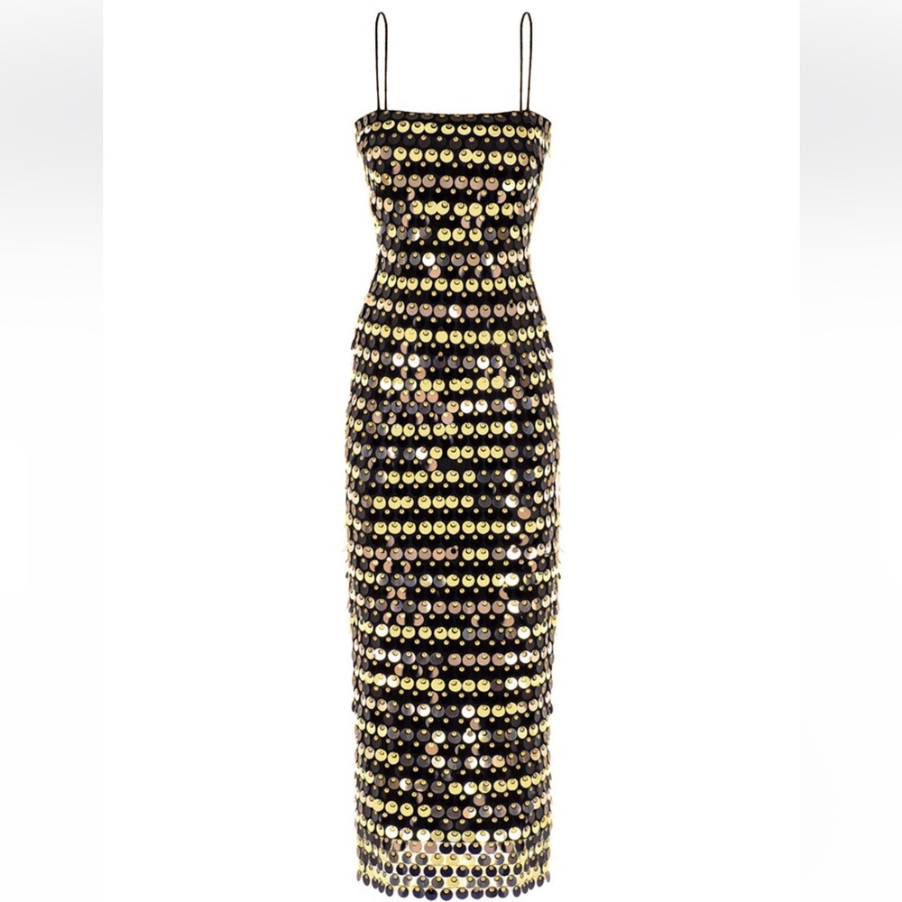 NEW ARRIVALS Phoenix Gold Rider Lily Dress 36